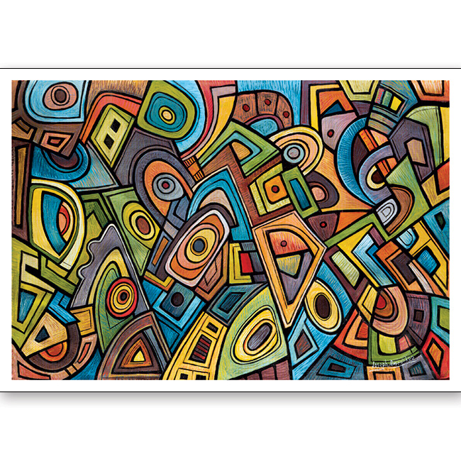 Joseph Amedokpo Art-Poster - Magic Trouble (70x100cm) - superchan.de Art-Poster-Joseph-Amedokpo-Magic-Trouble-70x100cm-superchan
