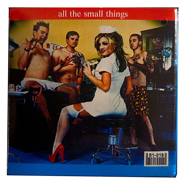 MGA Miniverse: Real Music Vinyl Record - Blink 182: All The Small Things - superchan.de MGA-Miniverse-Real-Music-Record-Player-Series-1-Blink-182-All-small-things-back
