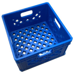 MGA-Miniverse-Real-Music-Record-Player-Set-Collection-Crate-blau