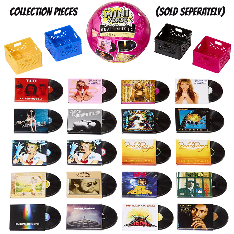 MGA Miniverse: Real Music - Record Player SET - superchan.de MGA-Miniverse-Real-Music-Record-Player-Set-Collection-details-text